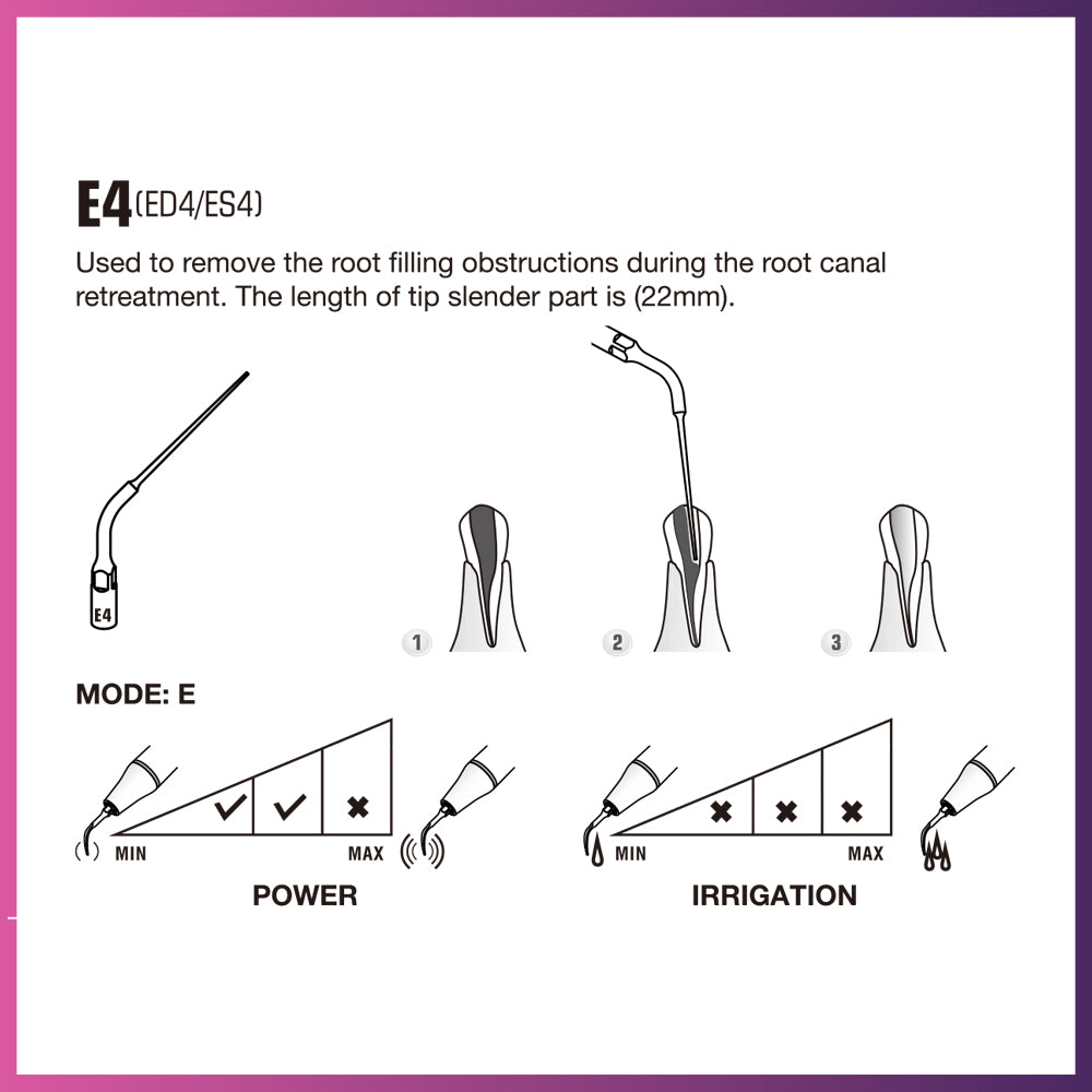 Embout d'endodontie - ED3