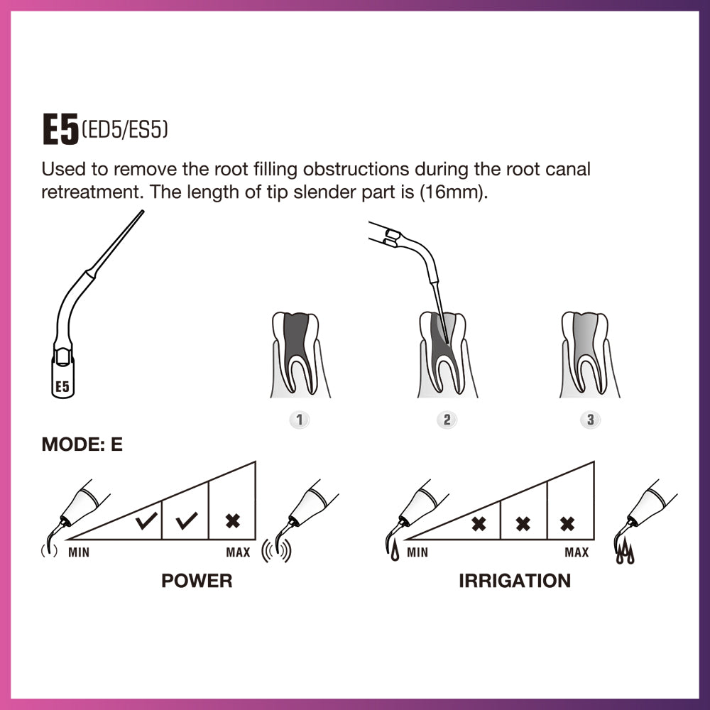 Embout d'endodontie - ED3