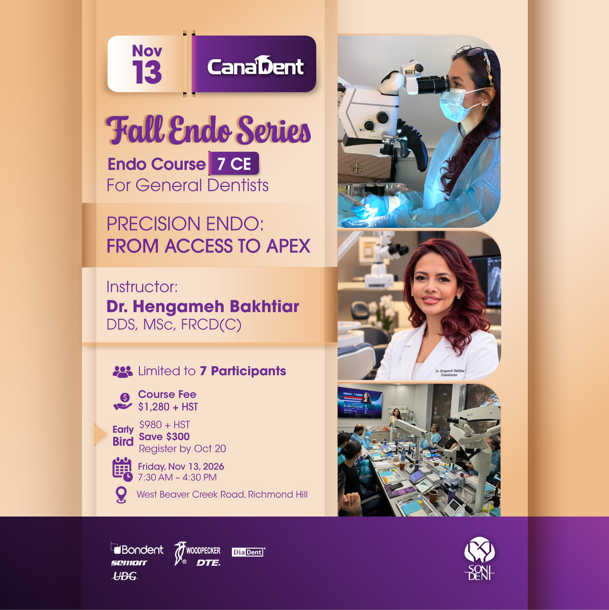 Endo Course for General Dentists with Dr. Bakhtiar (7CE)