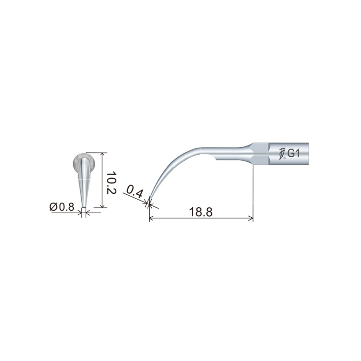 Woodpecker Scaling Tip - GS1 (5 per pack)