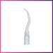 A dental ultrasonic tip, model GD10, with a curved design for dental hygiene purposes.