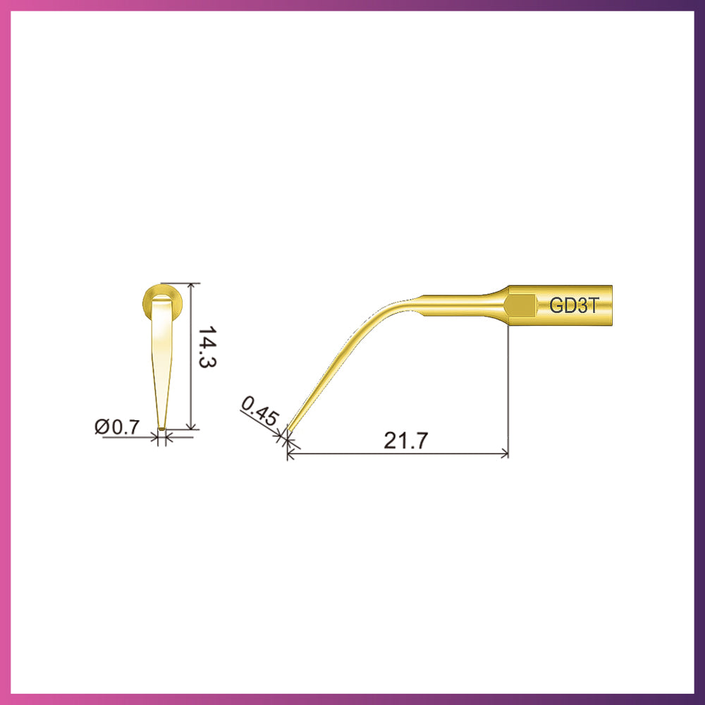 Punta de raspador GD3 (5 por paquete)