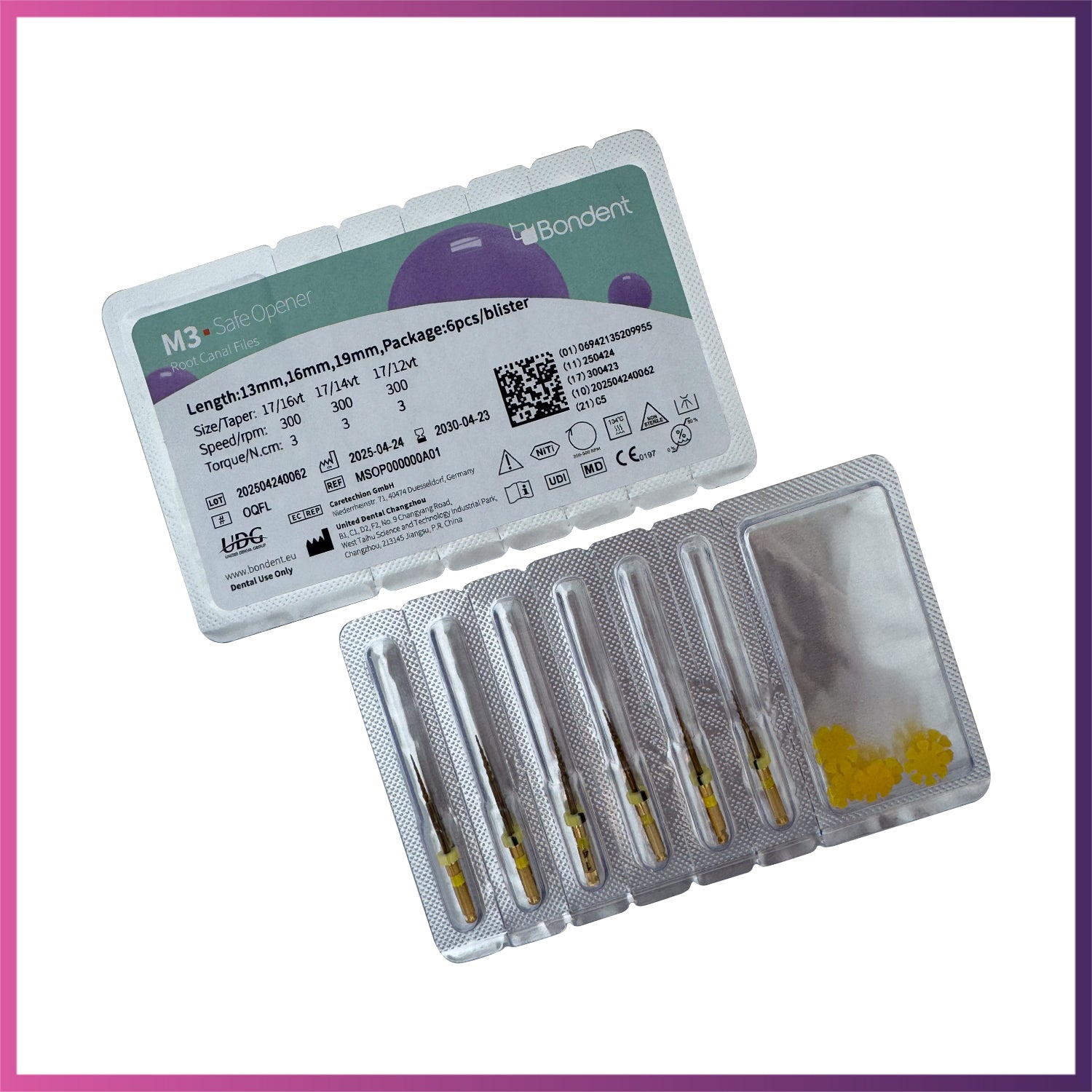 M3-Safe Opener™ - Flat Side Rotary Files