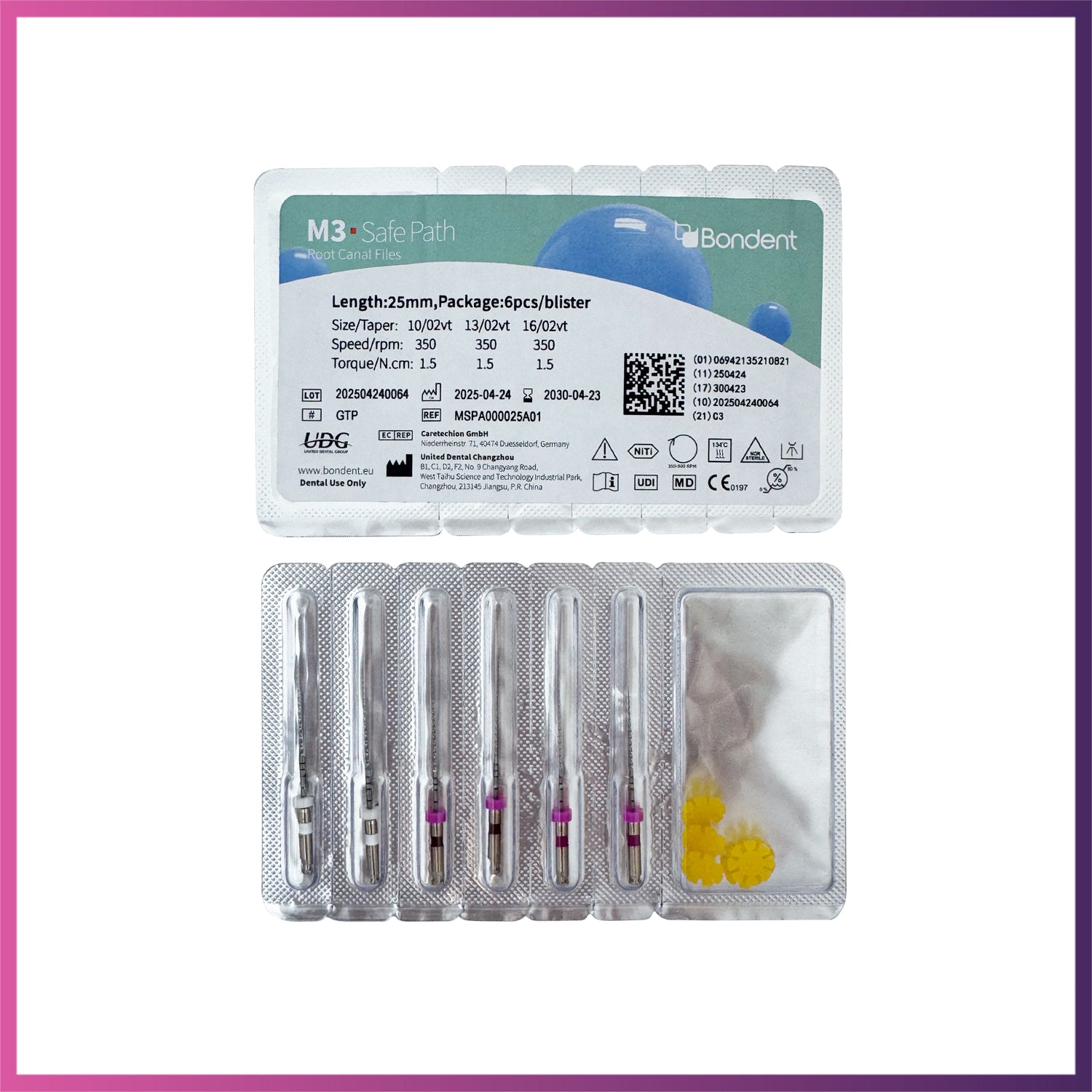M3-Safe Path™ - Flat Side Rotary Files