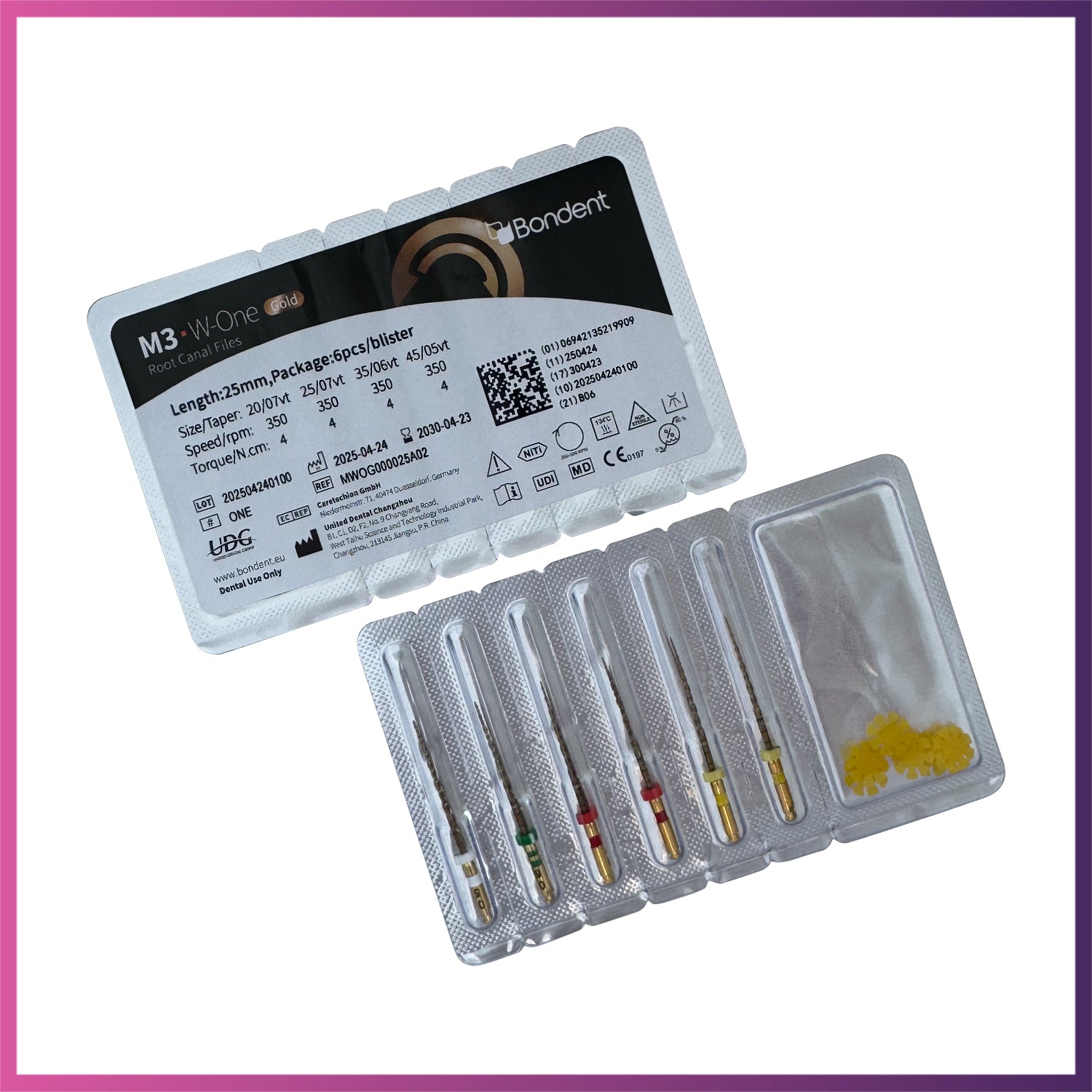 M3-W-One Gold™ Reciprocating Files