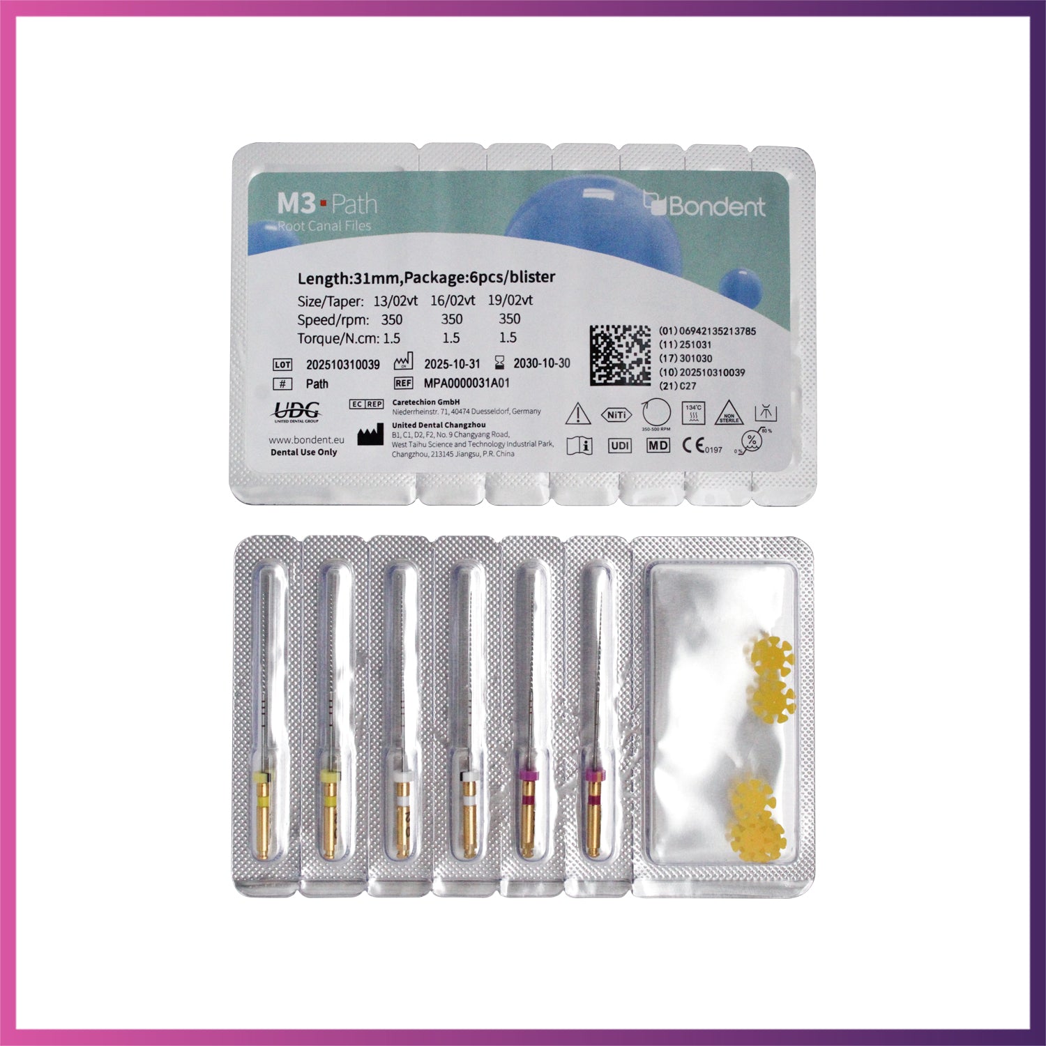 M3-Path™ - Glide Path Rotary Files