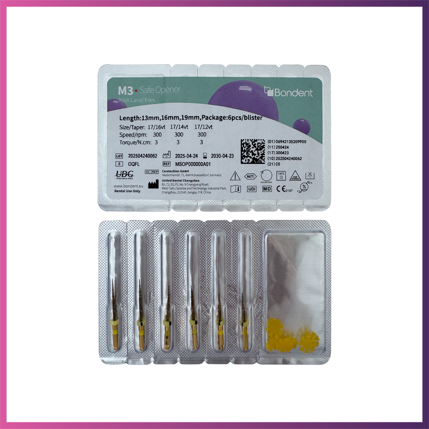 M3-Safe Opener™ - Flat Side Rotary Files