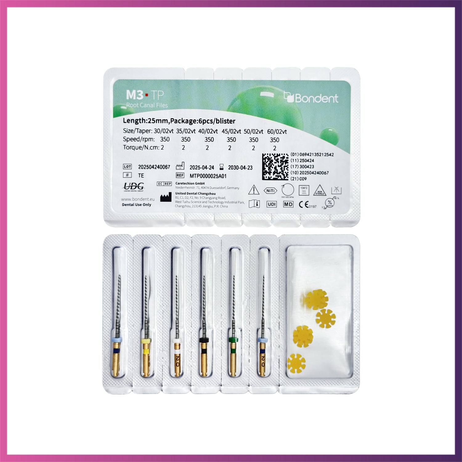 M3-TP™ - Apical Enlargement Rotary Files