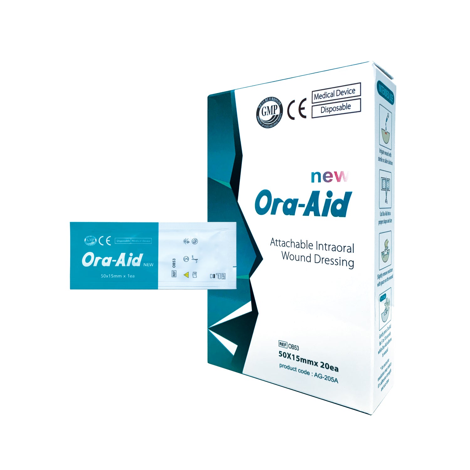 Ora-Aid - Attachable Intraoral Wound Dressing