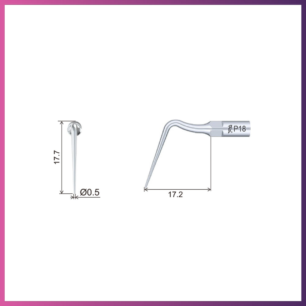 Punta periodontal Woodpecker/DTE - PD12