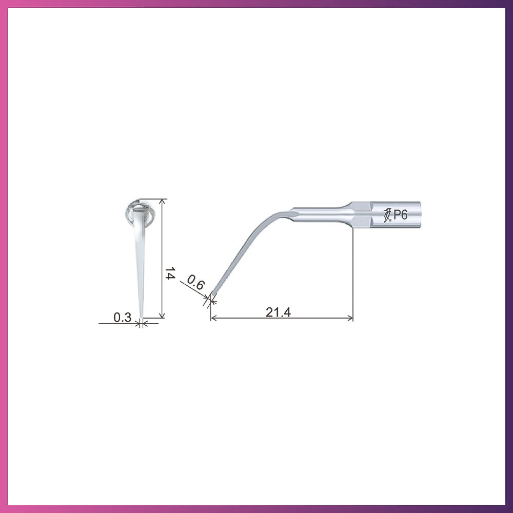 Puntas para raspador ultrasónico PD5 (paquete de 5)