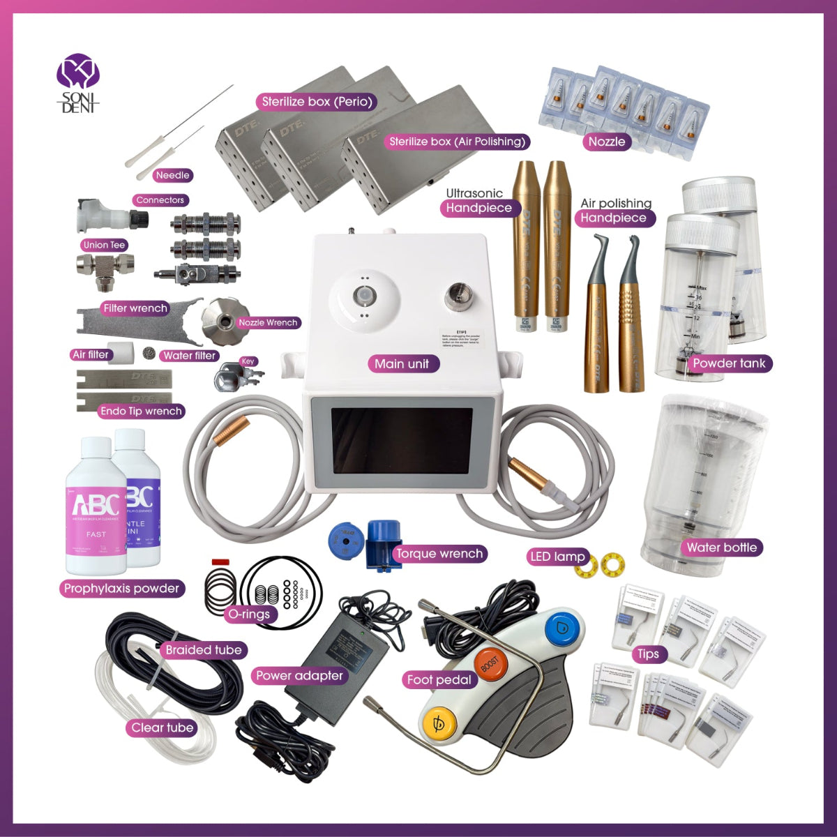 DTE  Dental Scaler and Air Polisher PT- A