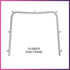 HiTeck Rubber Dam Frame, Adult, 6 inch/15 cm