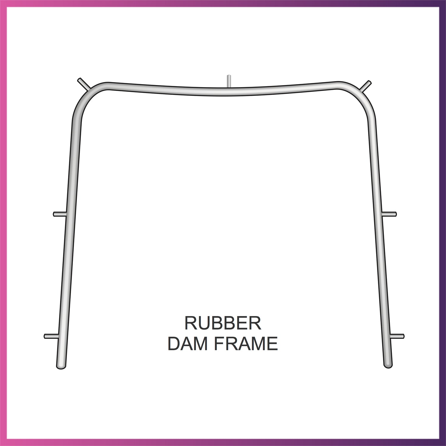 HiTeck Rubber Dam Frame, Child, 5 inch/13 cm