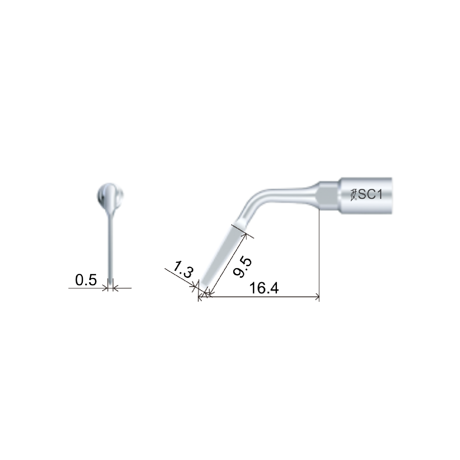 Woodpecker / DTE Surgery Tip - SC1