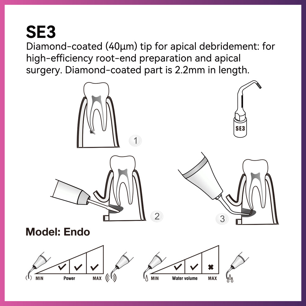 Woodpecker / DTE Surgery Tips - SE3