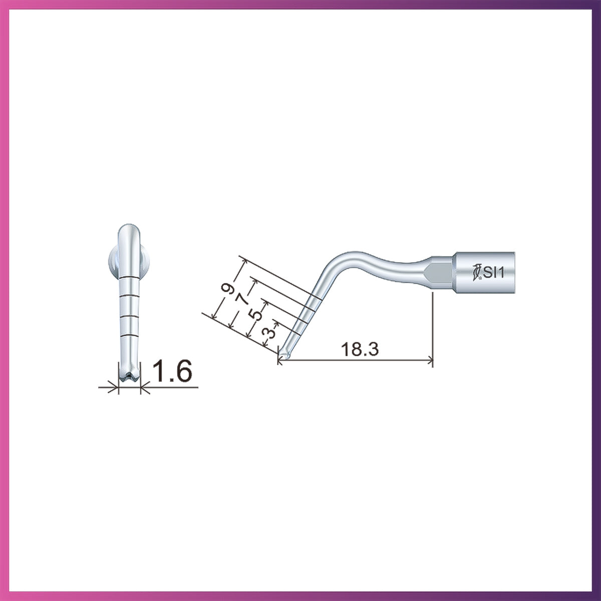 Woodpecker / DTE Surgery Tip - SI1