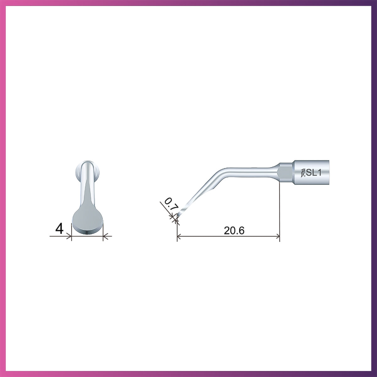 Woodpecker / DTE Surgery Tip - SL1