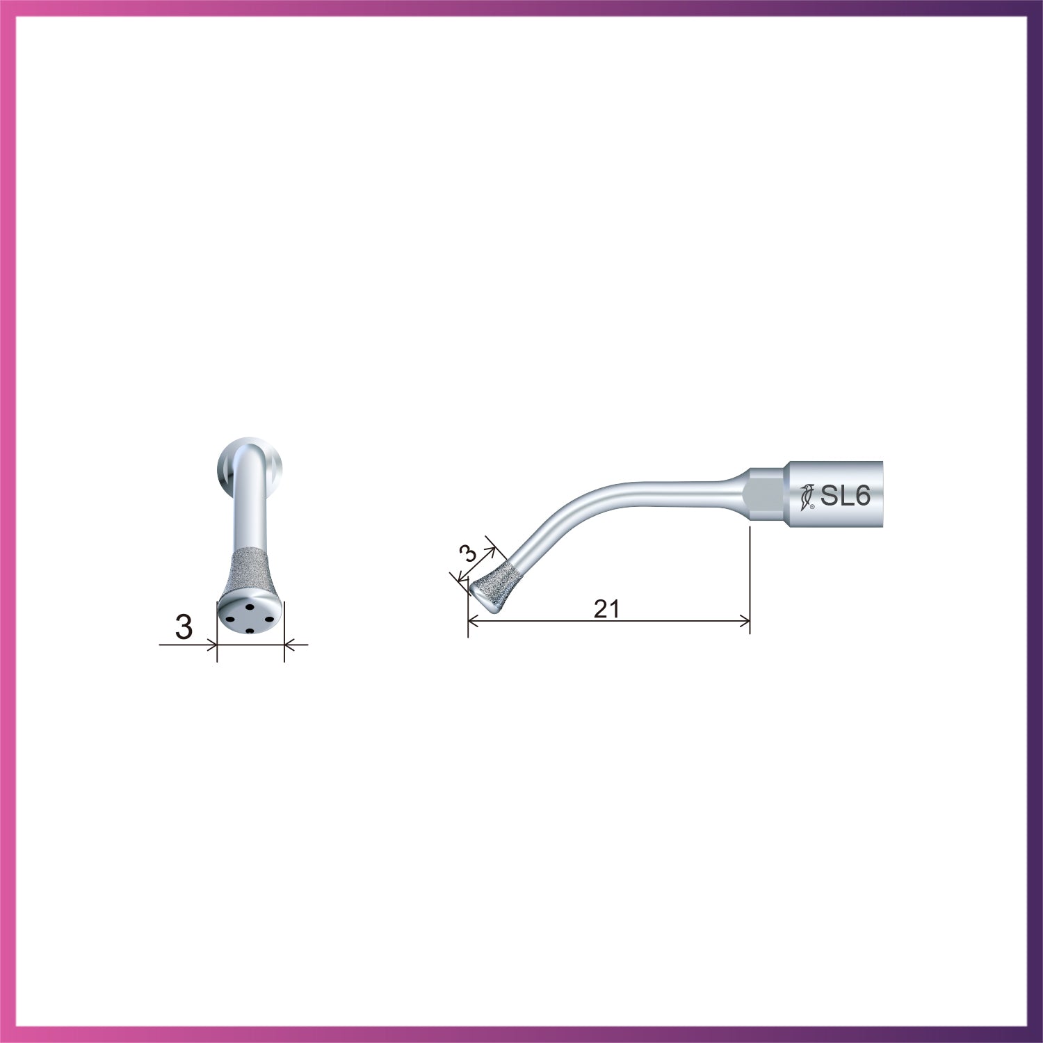 Woodpecker / DTE Surgery Tip - SL6