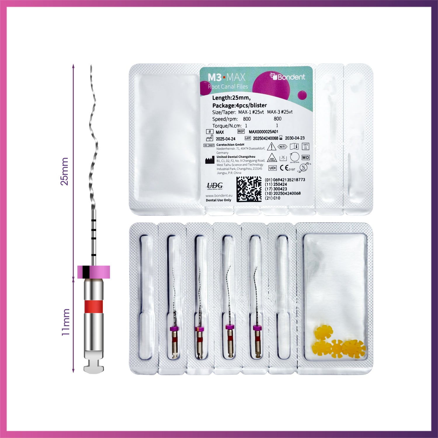 M3-Max™ - Irrigant Activation System Rotary Files