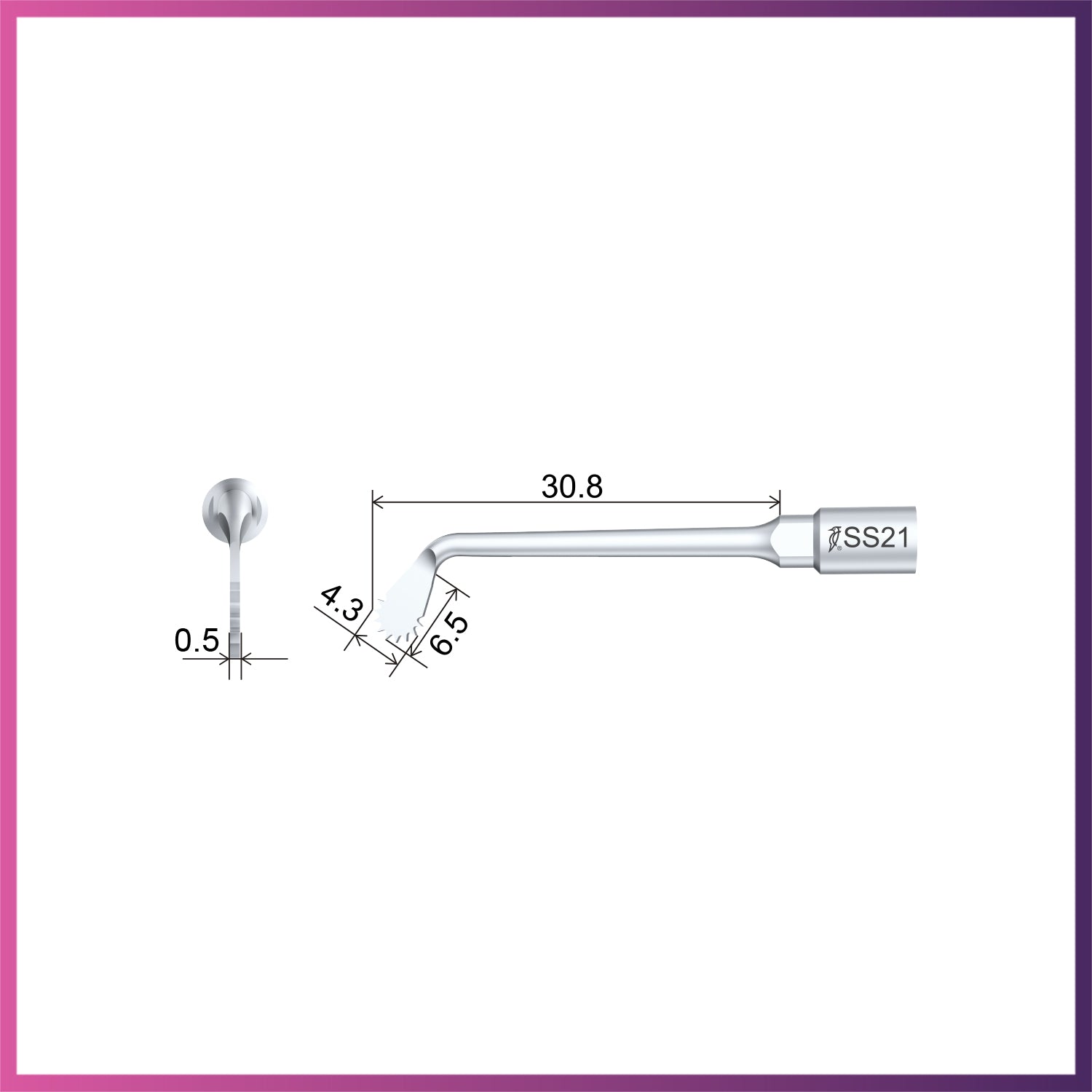 Woodpecker/ DTE Surgery Tip - SS21