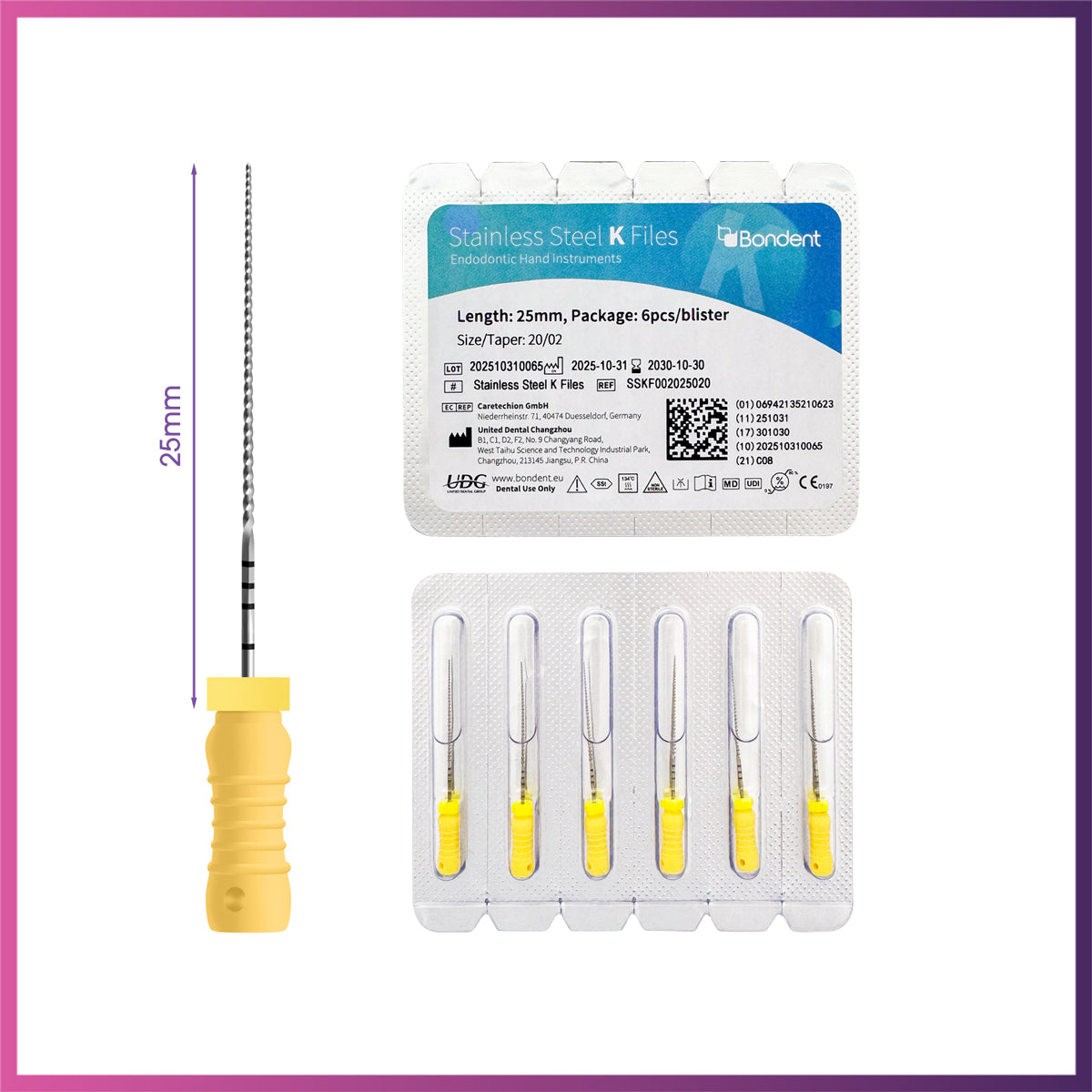 BonDent Stainless Steel K-Files
