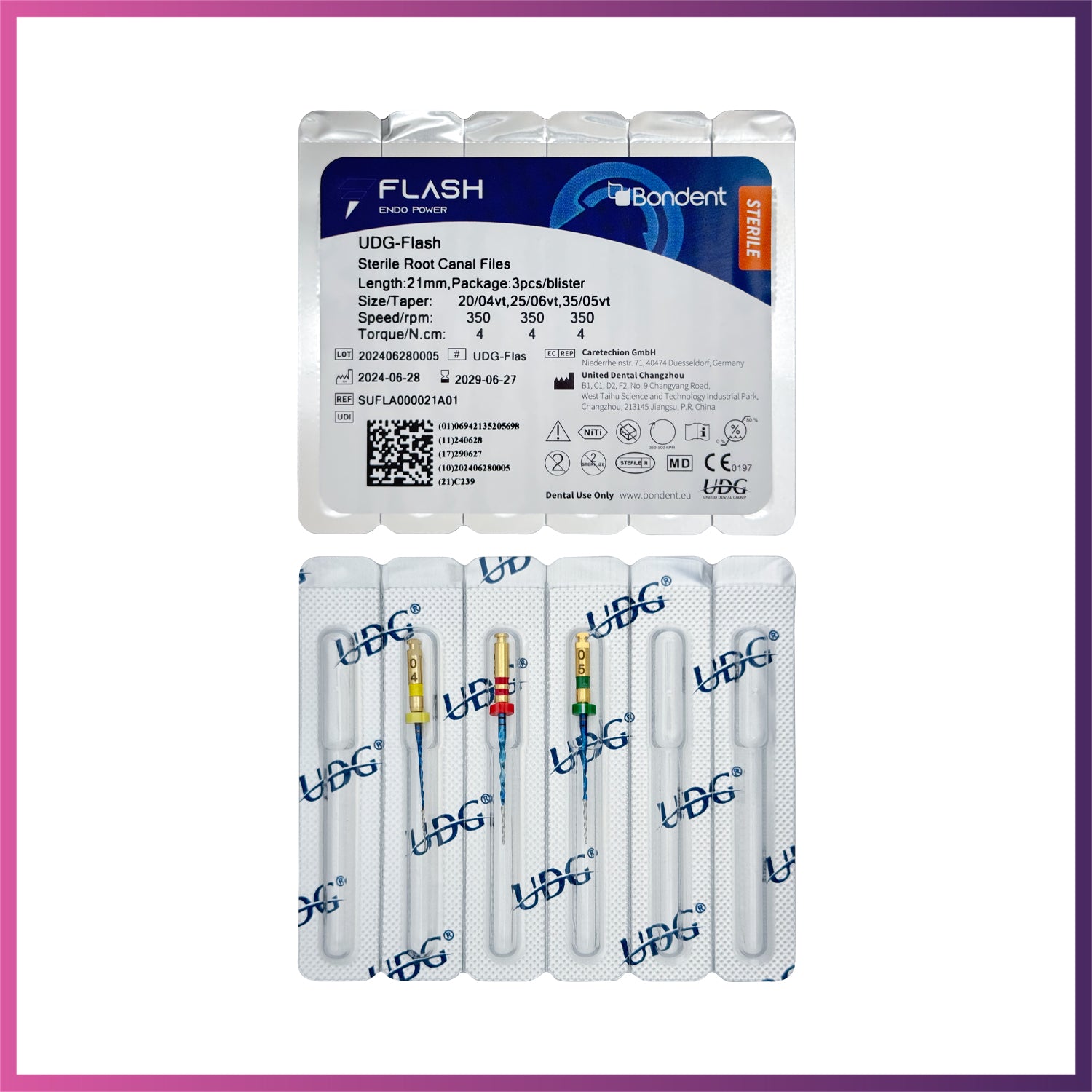 Flash™ - Pre-Sterilized - Reciprocating Files