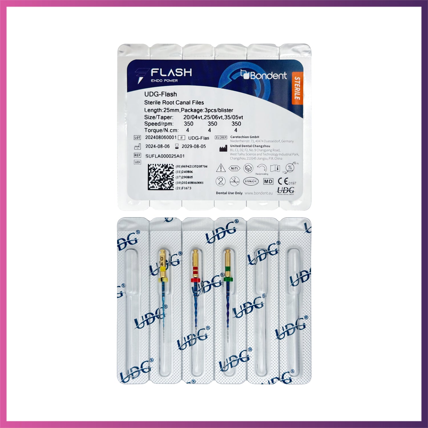 UDG-Flash™ - Pre-Sterilized - Reciprocating Files