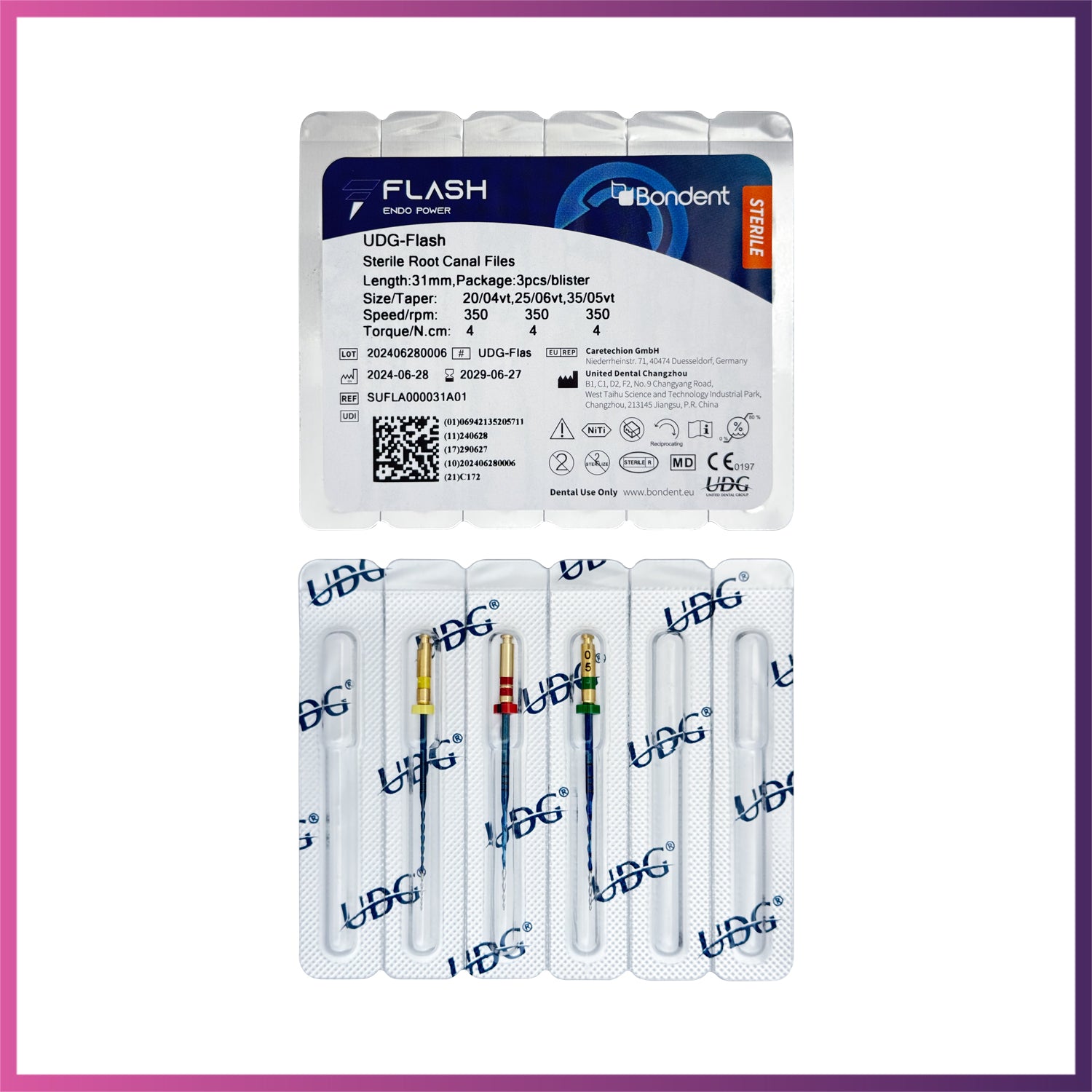 Flash™ - Pre-Sterilized - Reciprocating Files