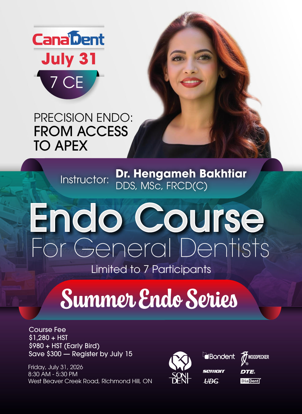 Endo Course for General Dentists with Dr. Bakhtiar (7CE)