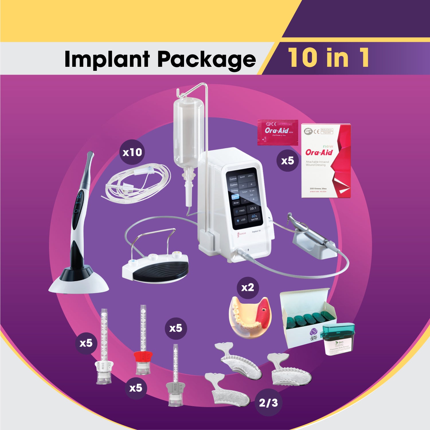 Paquete de implantes