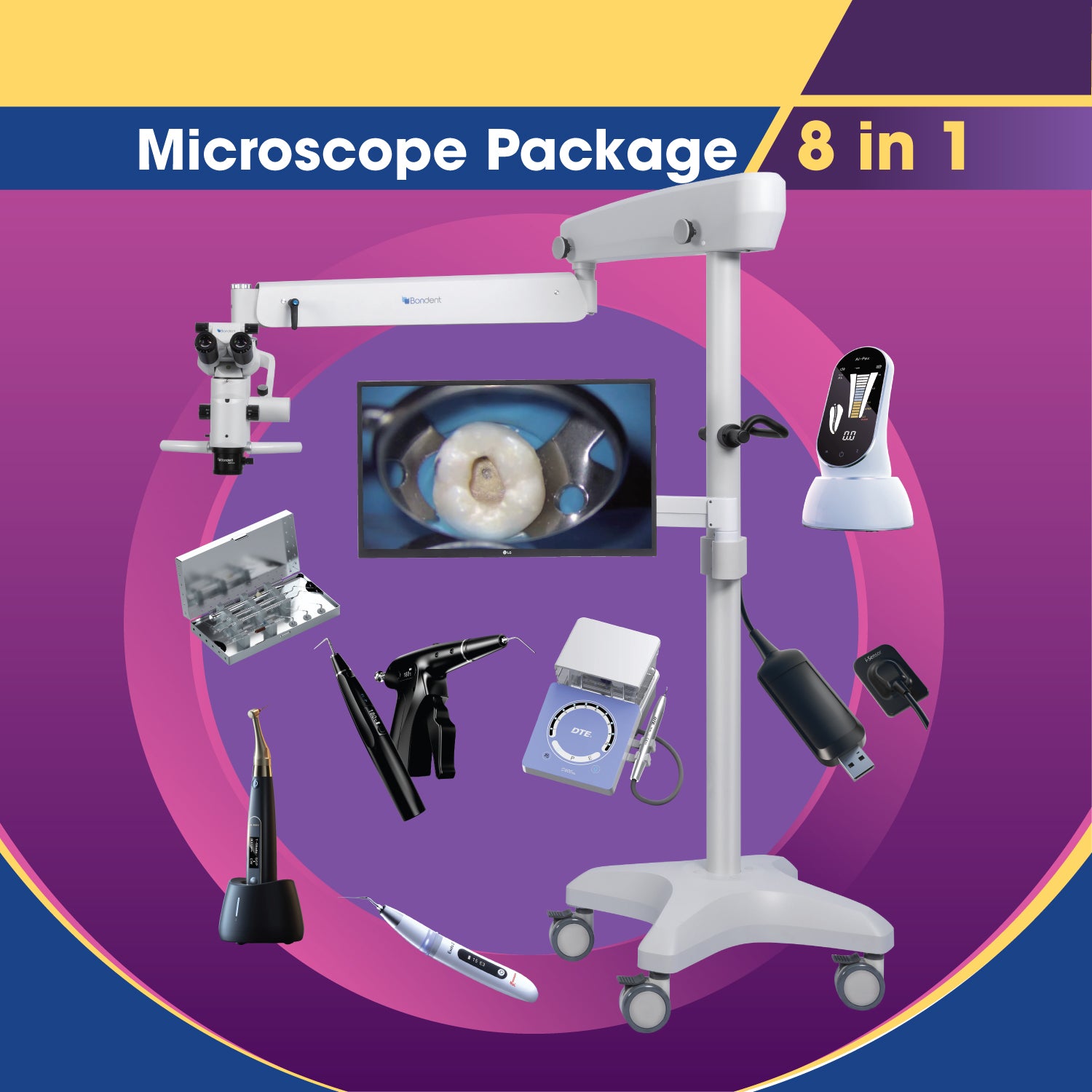 The Ultimate Microscope Package 8 in 1 - CALL TO ORDER