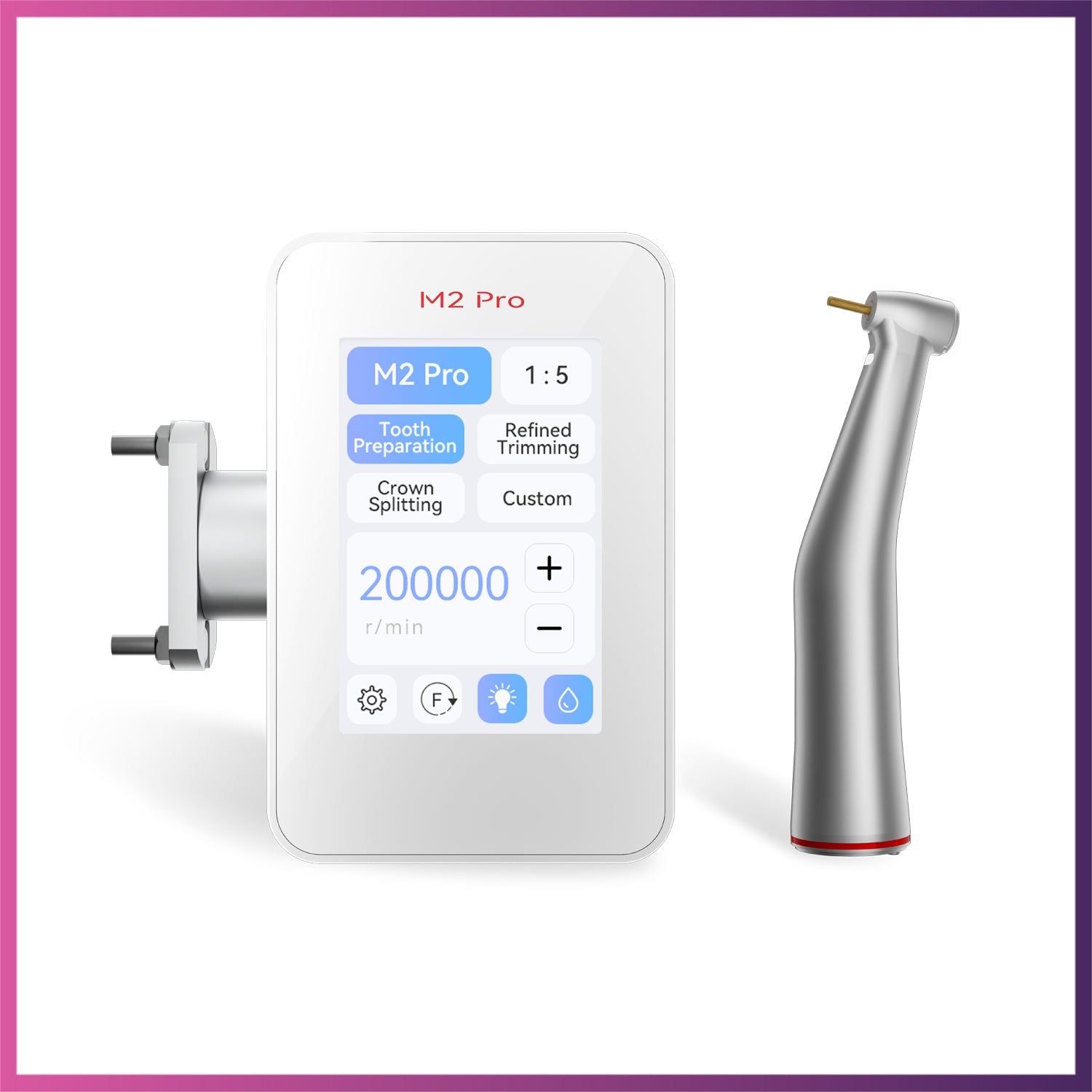 Woodpecker / DTE M2 Pro Dental Electric Motor + Handpiece