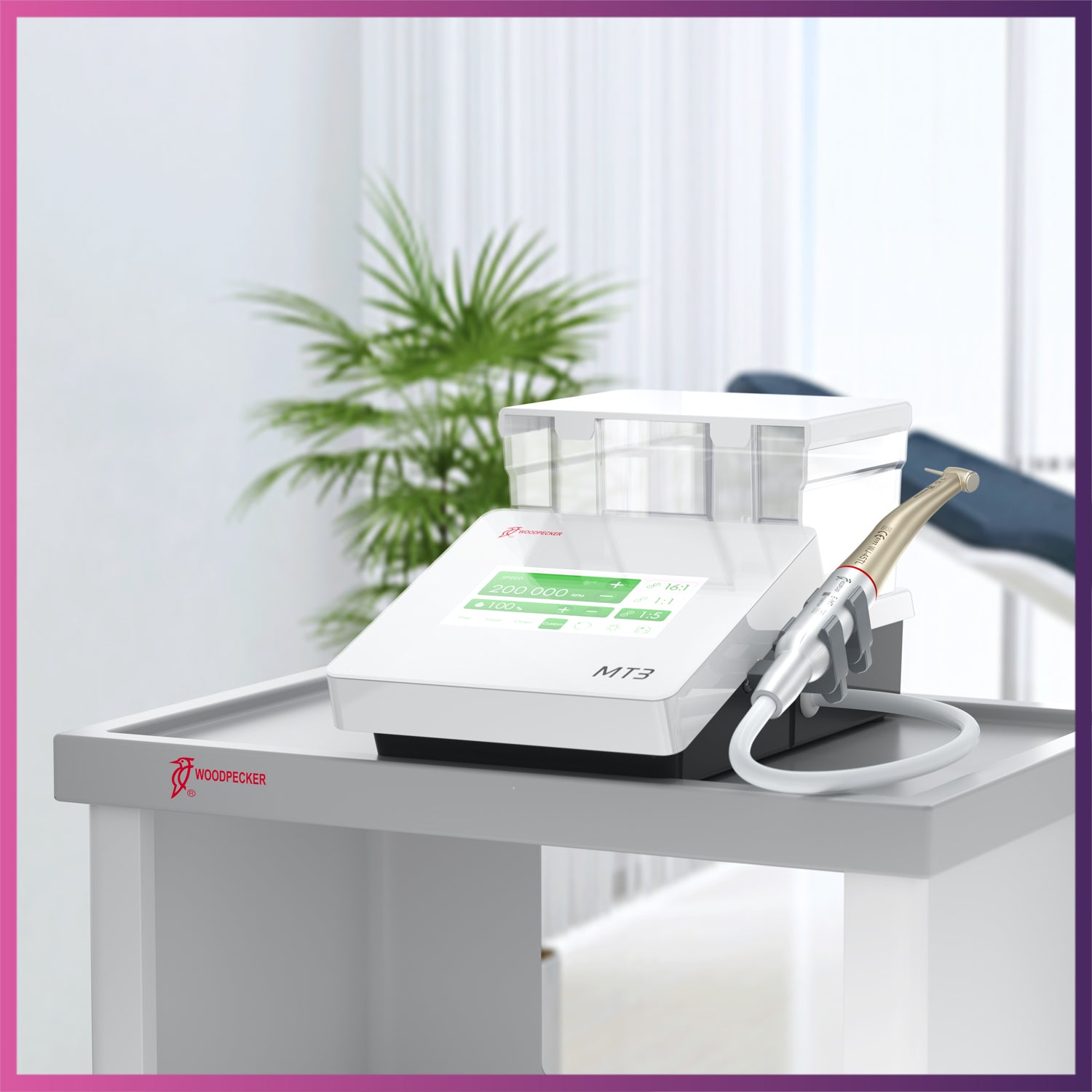 Woodpecker / DTE MT3 Dental Electric Motor + Handpiece