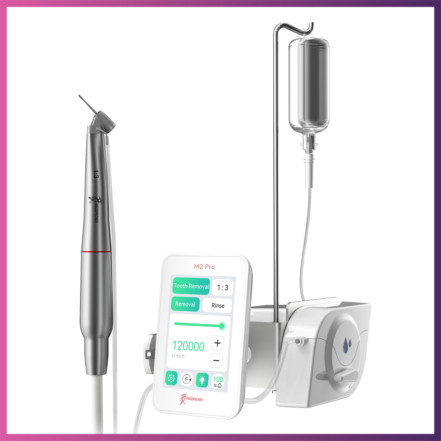 Woodpecker / DTE M2 Pro Dental Electric Motor + Handpiece
