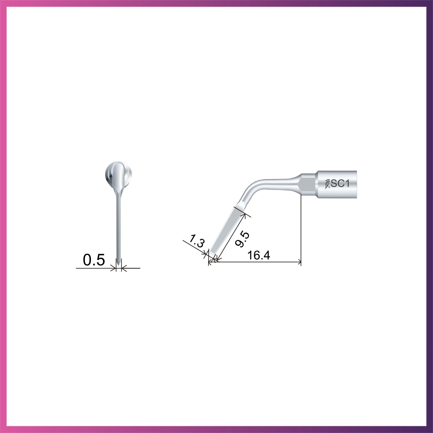 Woodpecker / DTE Surgery Tip - SC1