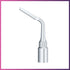Dental water syringe tip on a white background