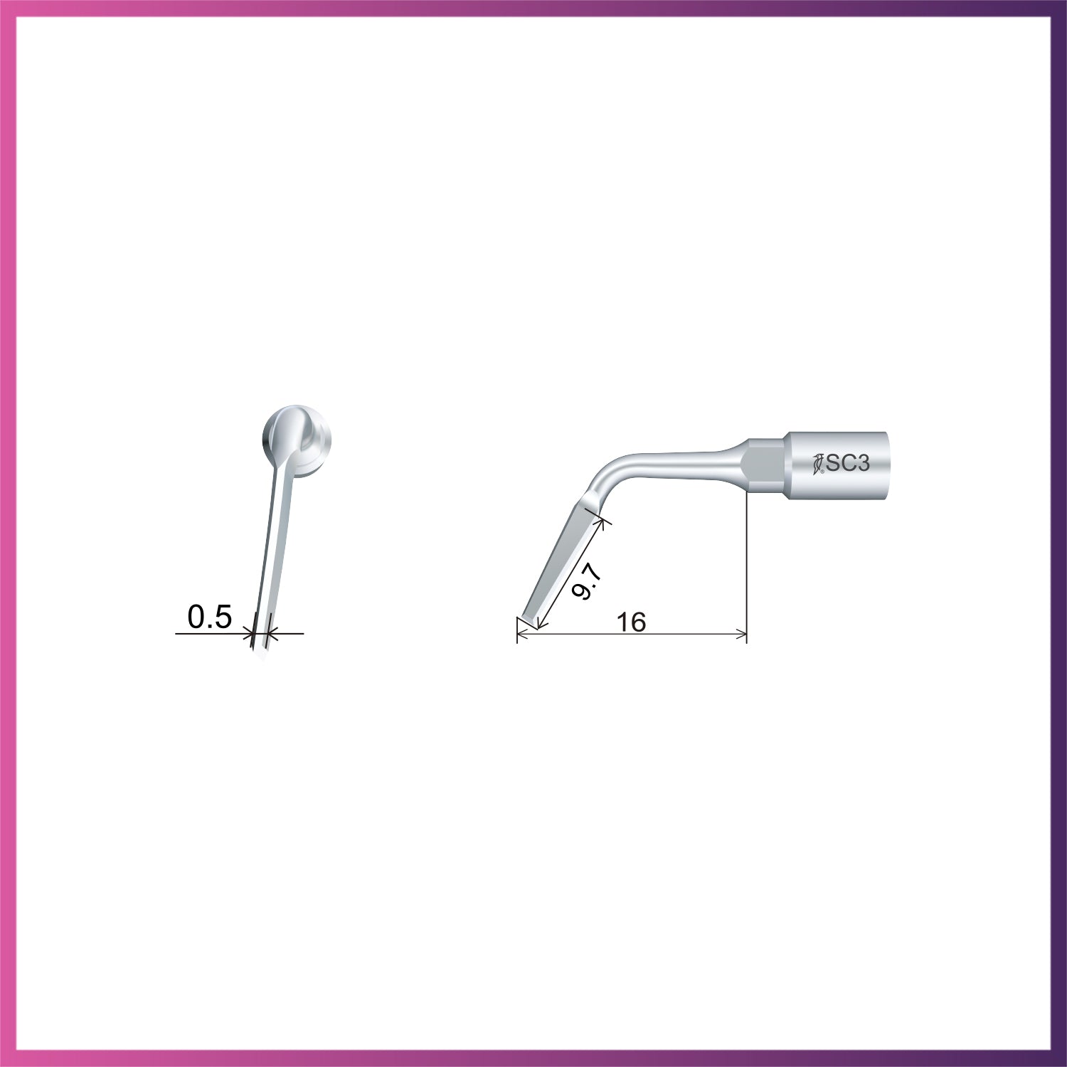 Woodpecker / DTE Surgery Tip - SC3