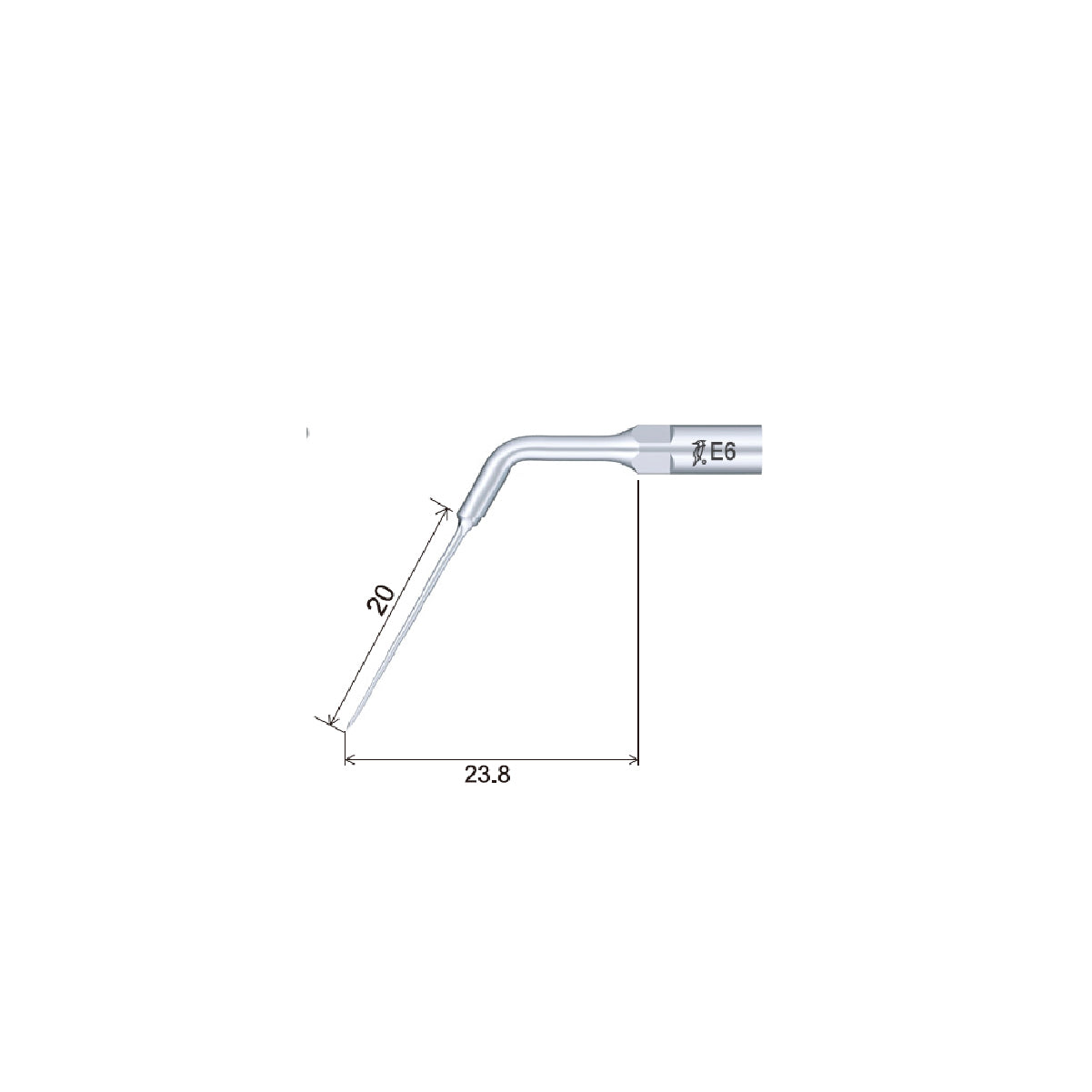 Pointe d'endodontie Woodpecker / DTE - ED6