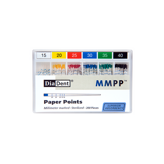 mm-Marked Paper Points - (ISO Sizes/.02 Taper)