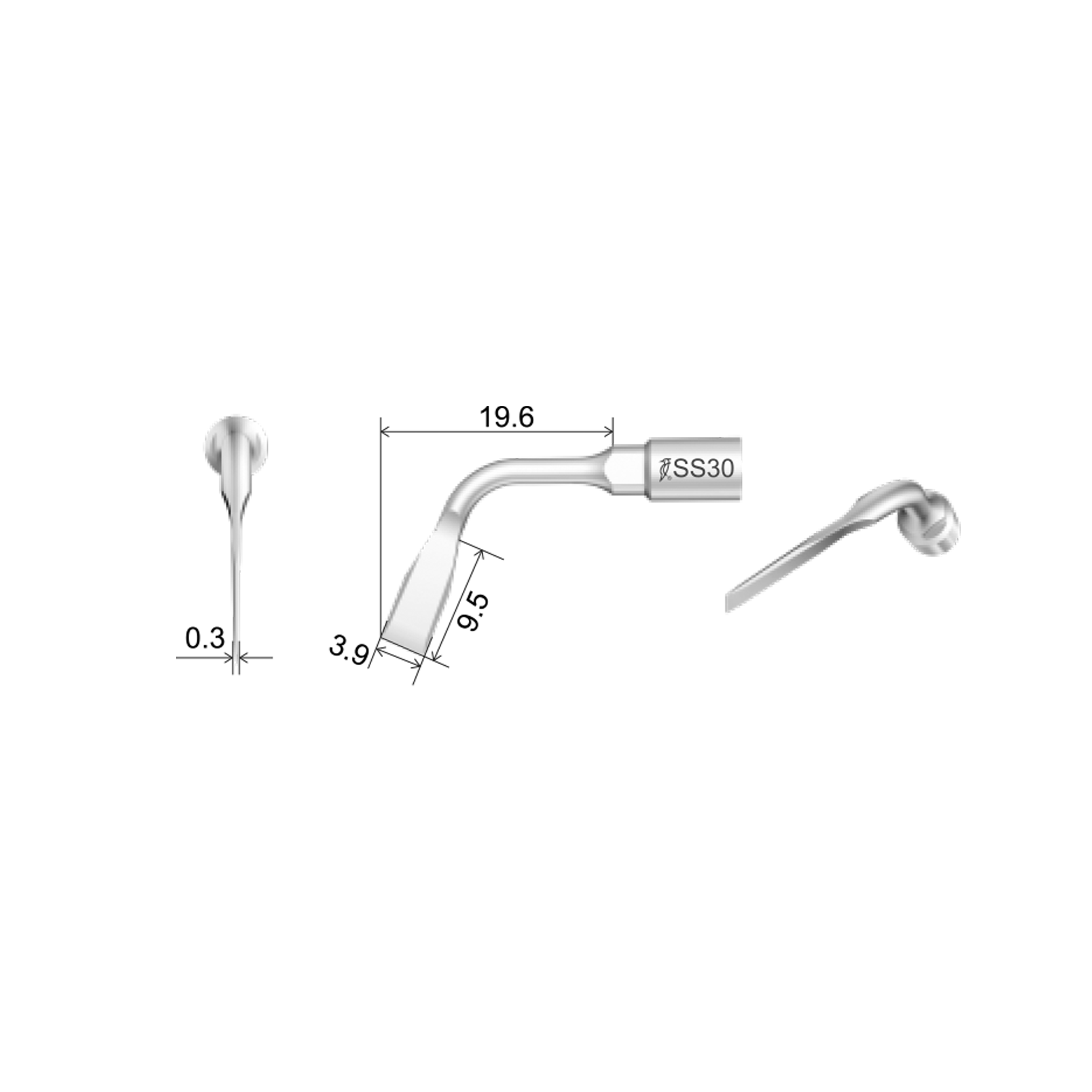 Woodpecker/ Ultra Surgery Tip - SS30